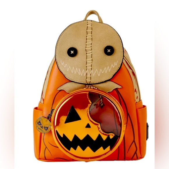 Loungefly Handbags - Loungefly Trick 'r Treat Sam Cosplay NYCC 2023 EXCLUSIVE Mini Backpack NWT​